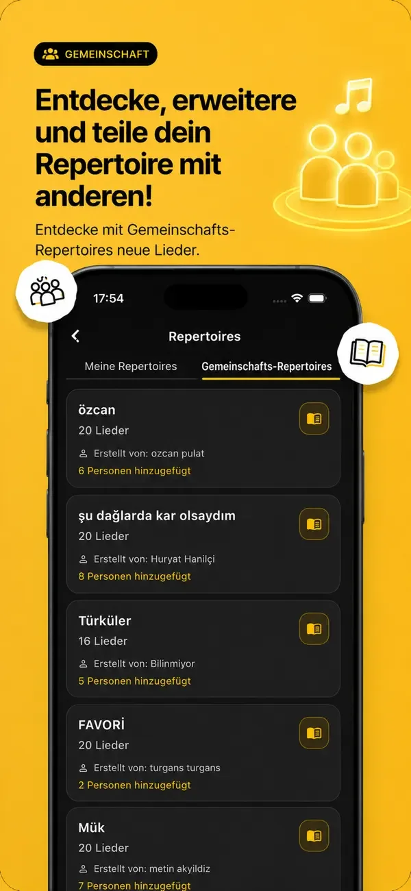 Saz Söz App-Screenshot — Lesemodus.