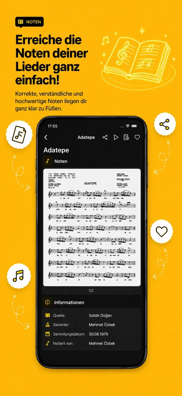 Saz Söz App-Screenshot — Entdecken.