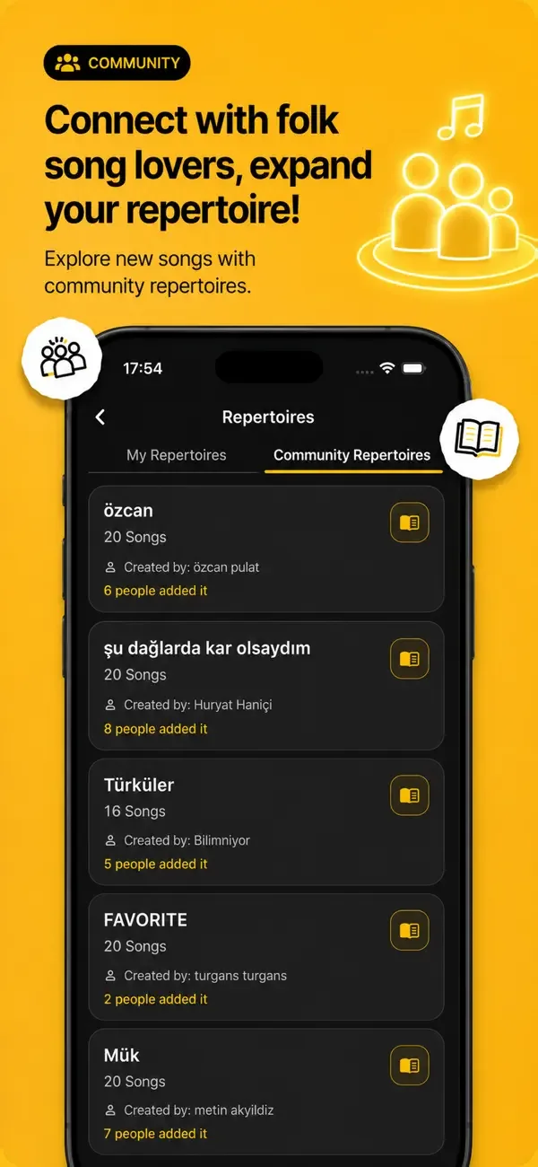 Saz Söz app screenshot — reading mode.